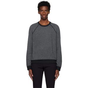 Vince Wool Cashmere Crewneck Birdseye Blue White Sweater Size XL Winter Fall